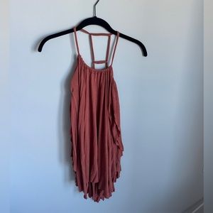 Burnt orange free people top